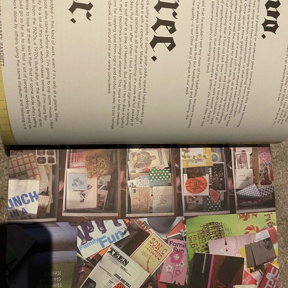 A Catalog Of Type Hand Job by Michael Perry Art Paperback Book - Picture 9 of 9